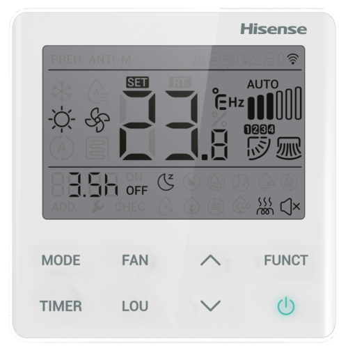HISENSE Внутренние блоки настенного типа серии ZOOM FREE Match DC Inverter R32 AMS-18UW4RXSKB01